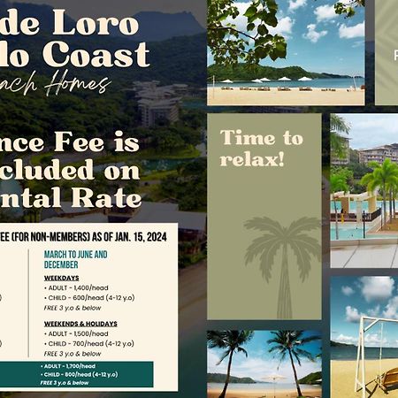 Pico De Loro Hamilo Coast By Beach Homes Насугбу Экстерьер фото